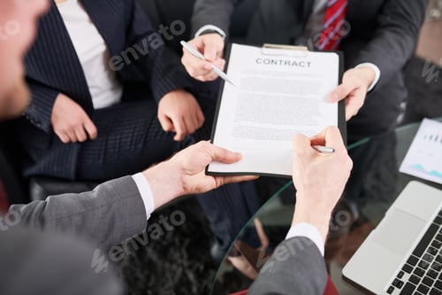Preview: Signing a contract