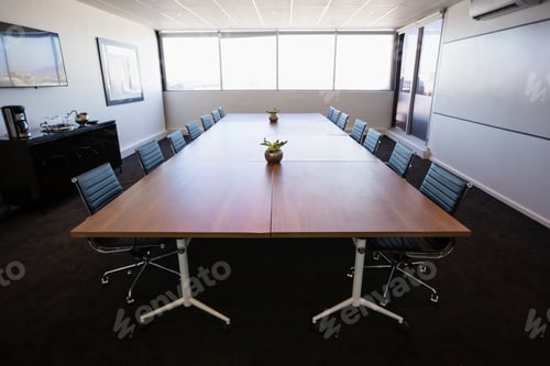 Preview: Empty modern meeting room at office
