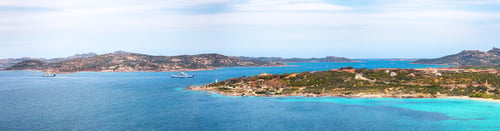 Preview: Astonishing view on Palau and Santo Stefano with La Maddalena islands