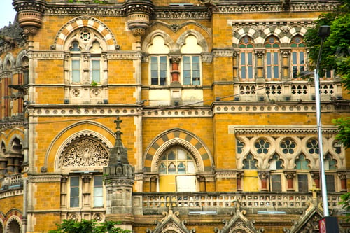 Preview: Facade of Chhatrapati Shivaji Terminus (formerly Victoria Terminus) in Mumbai, India.