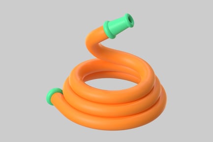 Preview: Coiled Garden Hose