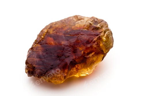 Preview: Brown caramelized sugar on white background.