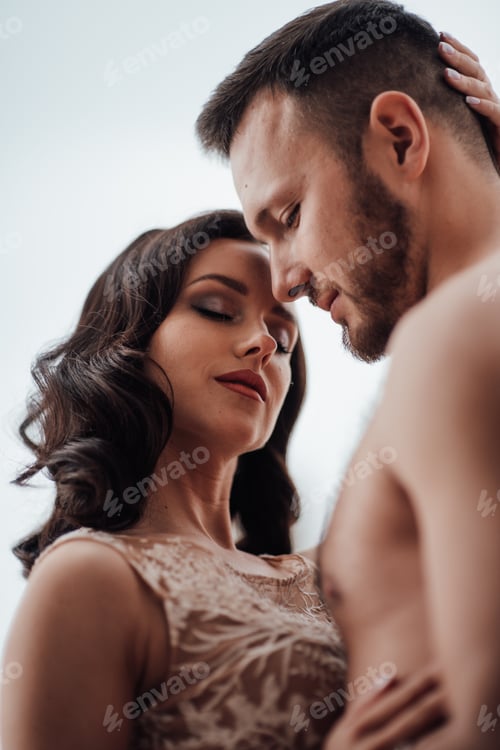 Preview: Romantic Couple Embrace with Love and Tenderness