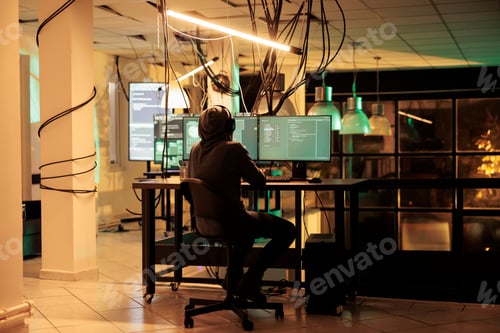 Preview: Cybercriminal planting trojan virus to cause pc malware