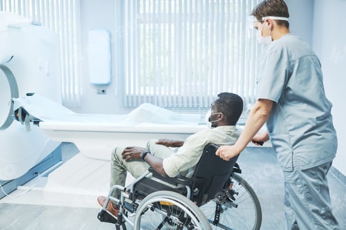 Preview: Bringing coronavirus patient to MRI