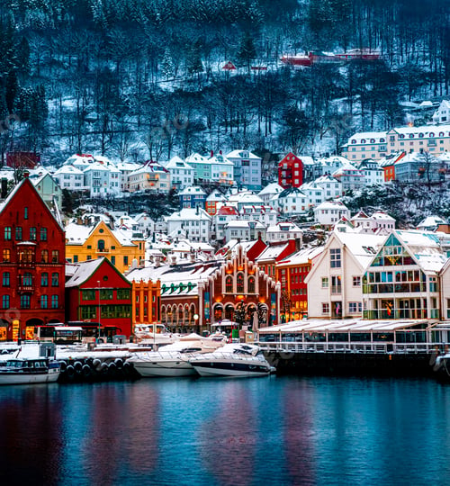 Preview: Bergen city in Norway