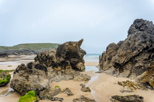 Preview: Sorraos beach on the Borizu peninsula in the town of Llanes