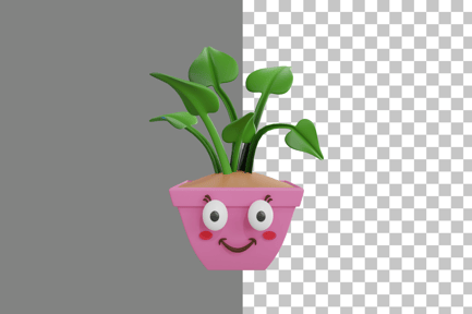 Preview: Cute Plant 3D Icon