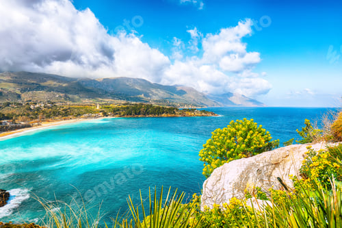 Preview: Spectacular seascape of Guidaloca Beach near Castellammare del Golfo.