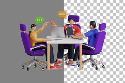 Preview: Business Meeting 3D Illustration