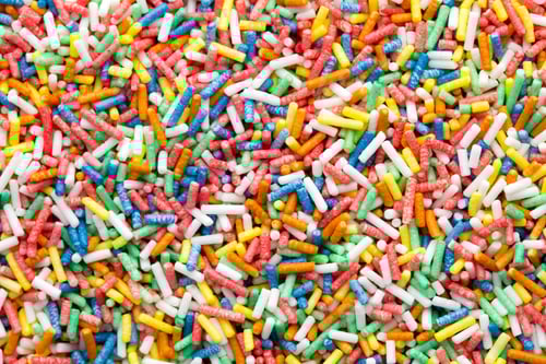 Preview: Vibrant Multi-Colored Sprinkles Background for Festive Occasions