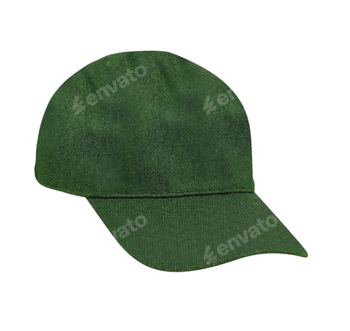 Preview: Green cap isolated on white