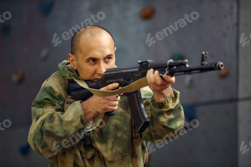 Preview: Young military soldiers during military maneuver training