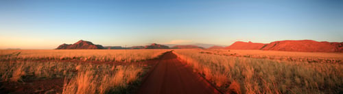 Preview: Sandy road going to a farm