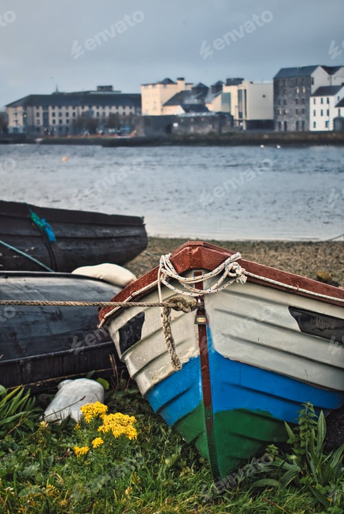 Preview: Old wooden fishing boat