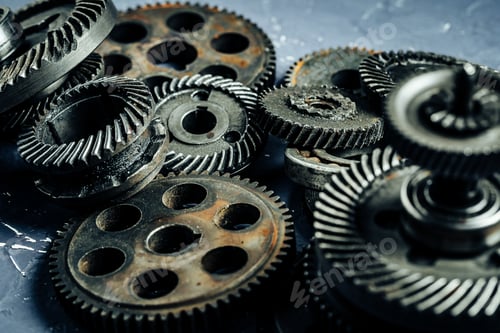 Preview: Gears from an old industrial machine