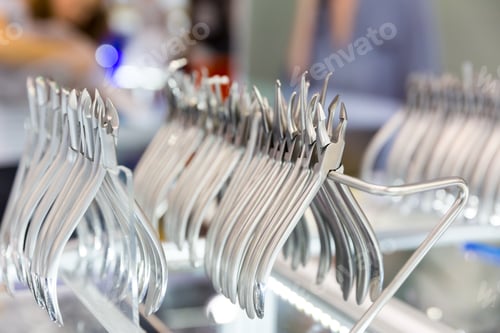 Preview: Medicine equipment, dental devices macro view