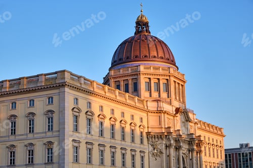 Preview: The entrance portal of the rebuilt Berlin City Palace
