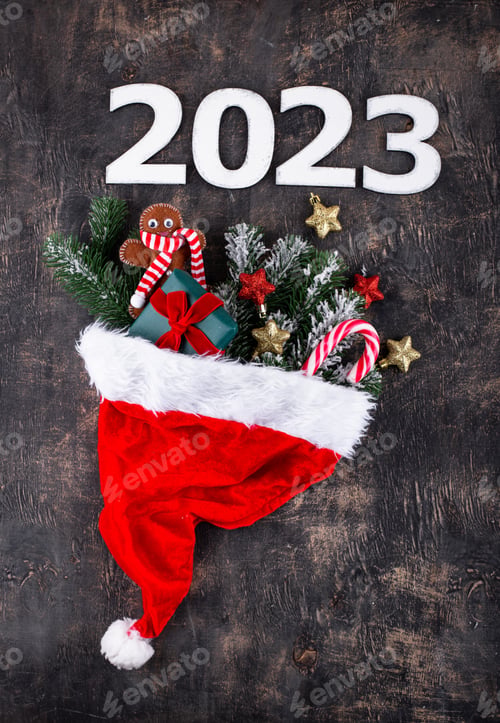 Preview: 2023 New Year and Christmas composition