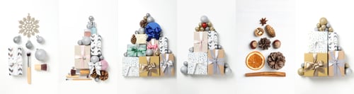 Preview: Collage of different photos for Christmas concept