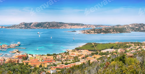 Preview: Astonishing view on Palau port and Santo Stefano with La Maddalena islands