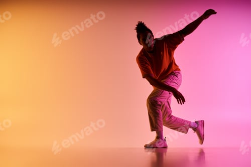 Preview: Young dancer in a burst of color