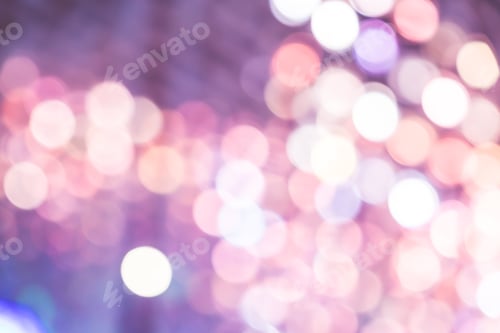 Preview: Abstract colorful bokeh light background.