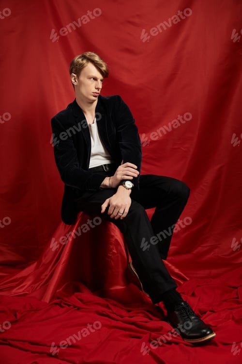 Preview: Capturing the essence of modern masculinity in a striking portrait setting
