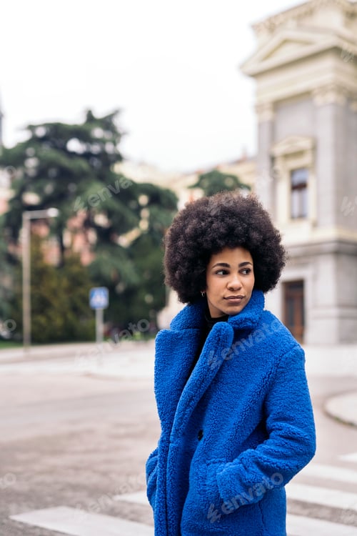 Preview: Casual Afro Girl Portrait