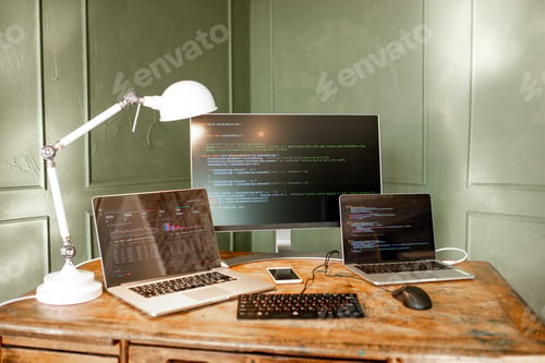 Preview: Programmer working place