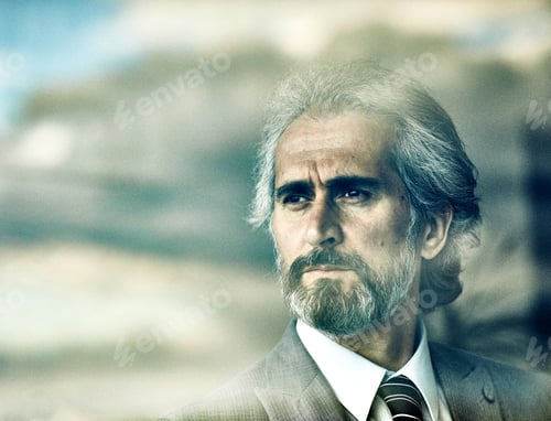 Preview: businessman man portrait business smart senior mature success confident office corporate executive