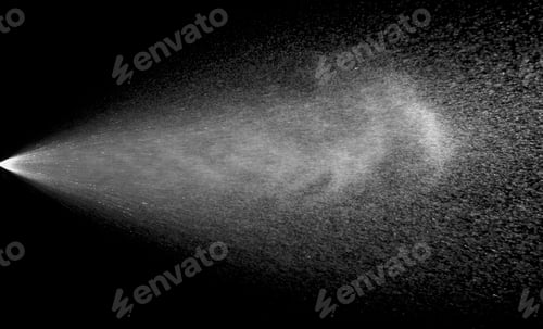 Preview: spraying water in spray bottle