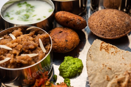 Preview: Millet Food thali or platter is an Indian vegetarian age old way of eating
