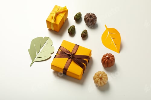 Preview: Autumn and fall season, fall season gift and present concept