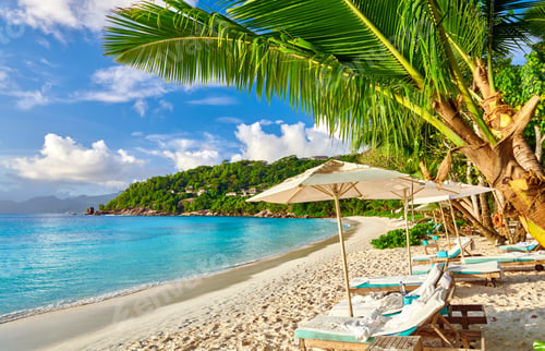 Preview: Beautiful Petite Anse beach at Seychelles