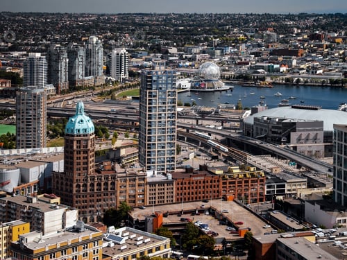 Preview: Aerial view of the city of Vancouver - British Columbia - Canada