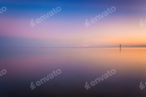 Preview: The Gulf Of Mexico At Sunset, Seen From Smathers Beach, Key West, Florida.