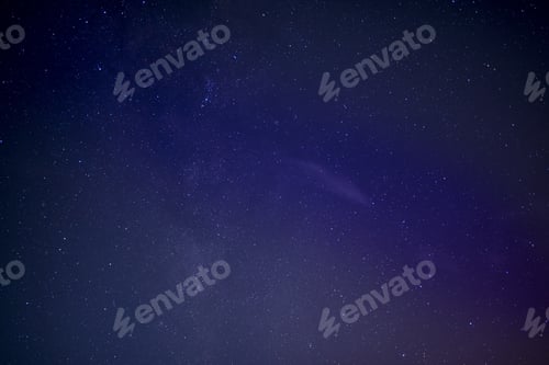 Preview: Beautiful shot of a blue sky filled with stars at night time