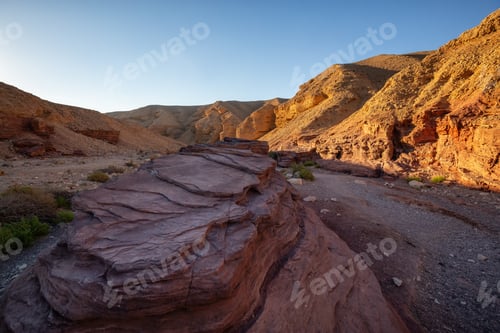 Preview: Landscape view of the Red Canyon in Eilat, Israel