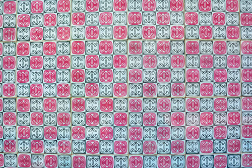 Preview: Portuguese azulejo tiles. Watercolor seamless pattern