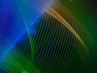 Preview: Colorful background with green and blue lights streaks for wallpapers