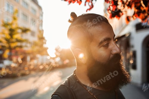 Preview: Portrait of man with beard