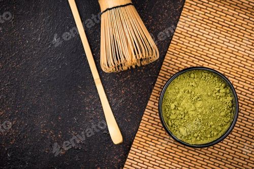 Preview: Japanese matcha green tea powder