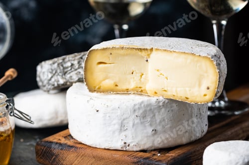 Preview: Assorted cheese. Various type of cheese.