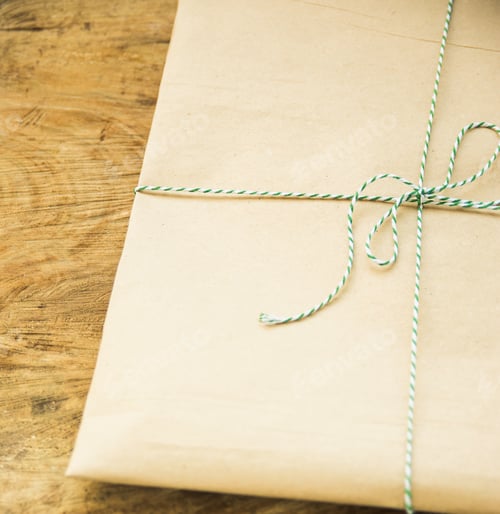 Preview: gift packing in kraft