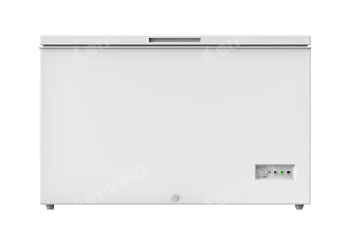Preview: White deep freezer