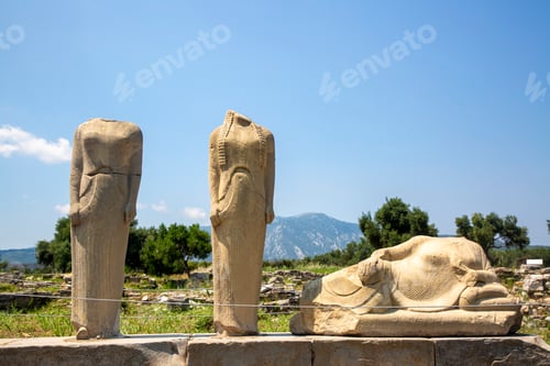 Preview: Archaic statue of Hera at Samos, Heraion Ancient City - Greece