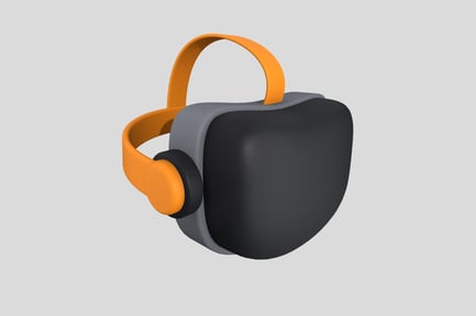 Preview: VR Headset Modern 3D Illustration