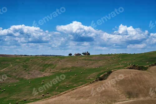 Preview: Rural landscape in Tuscany near Pienza