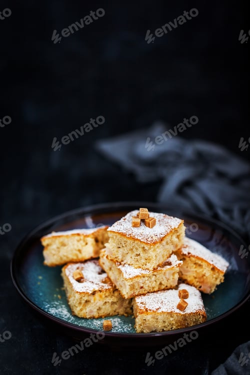 Preview: Fresh homemade simple delicious corn and fruits cake